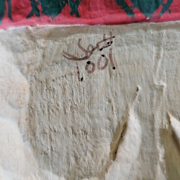 Vintage 1997 Hand-Carved Wooden Scottish Golfer Figurine By MacDonald Scotland - Picture 3 of 13